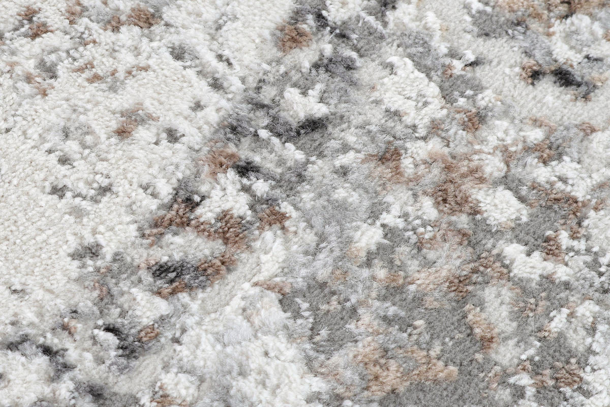 TEPPICH VALLEY Creme Rund 240/240 cm - Creme, Textil (240/240cm) - Tapiso