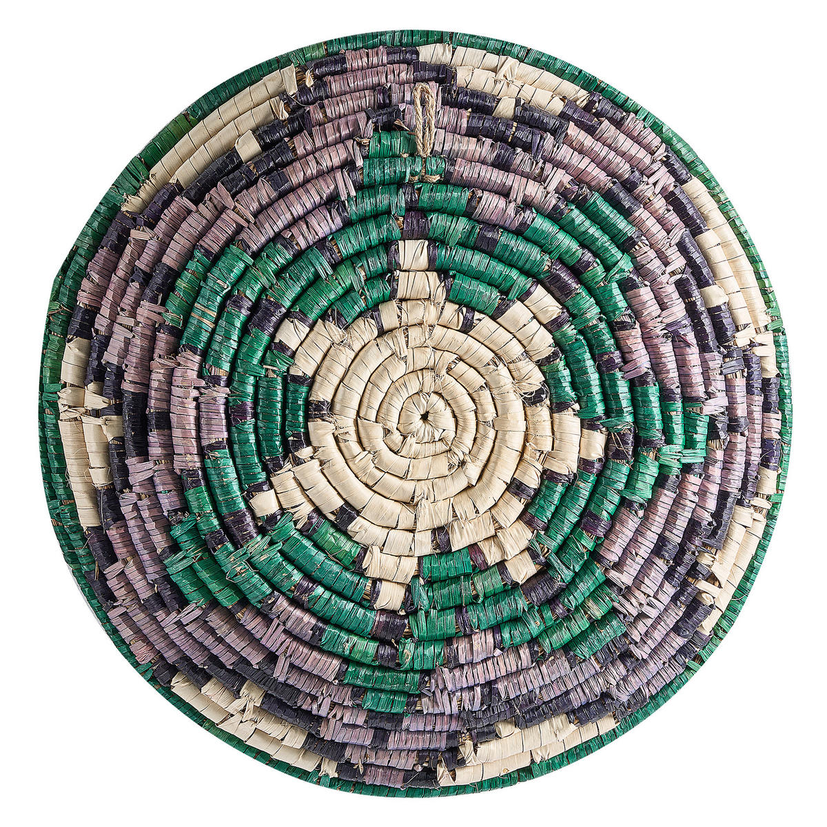 WANDDEKORATION Seegras bunt Namdinh - Multicolor, Naturmaterialen (56/56/8cm) - Beliani