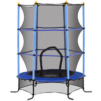 KINDERTRAMPOLIN - Blau, Kunststoff/Metall (163/163cm) - HOMCOM