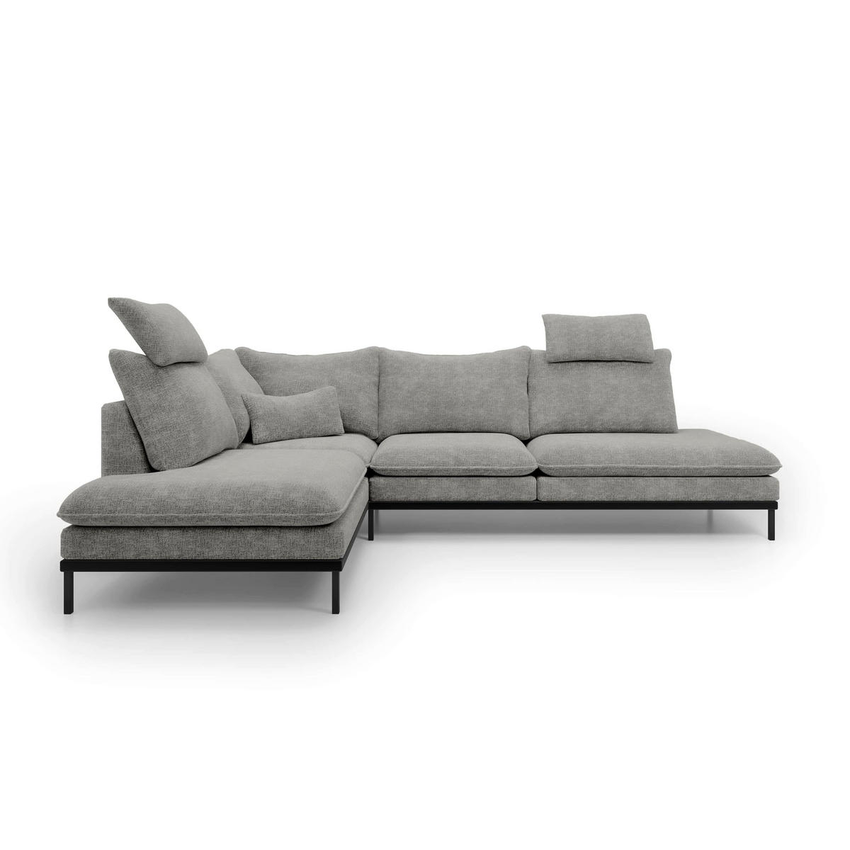 ECKSOFA Leafy Goldfarben 293 cm - Goldfarben, Textil (293/90/198cm) - Pillovely