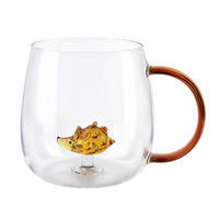HRNEK Peter Hedgehog, borosilikátové sklo, 400 ml, 7,5/11,5/9,5 cm - průhledná, sklo (0.4L) - Mondex