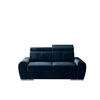 SCHLAFSOFA APOLLO, mit Schlaffunktion und Bettkasten, Farbe: Blau, Kunstleder - Blau, Textil (178/96/99cm) - O-Sofa