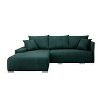 ECKSOFA TRAWANGA L mit Schlaffunktion, Grün - Grün, Textil (246/188cm) - Fedve