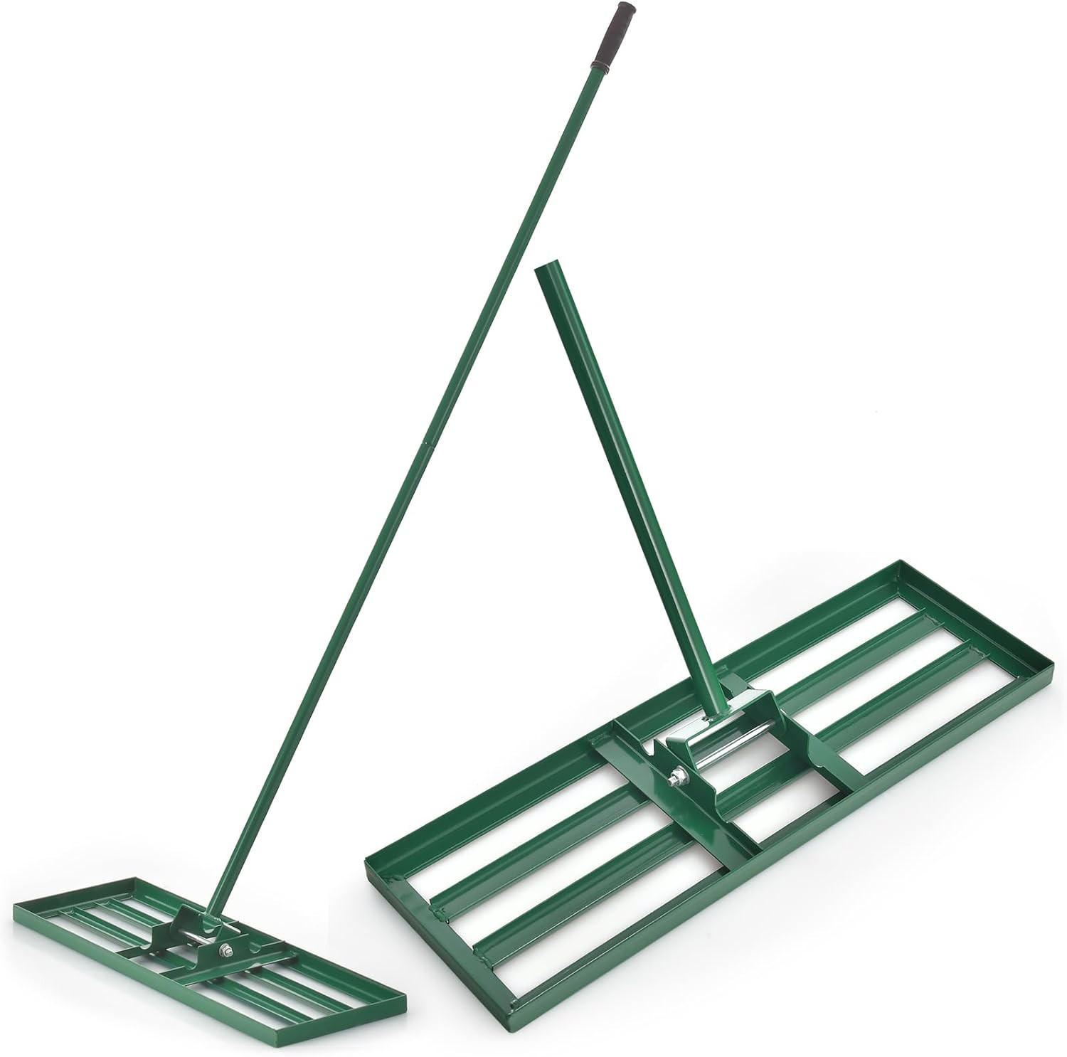 Costway Nivellierrechen Grün 75x170x25 cm