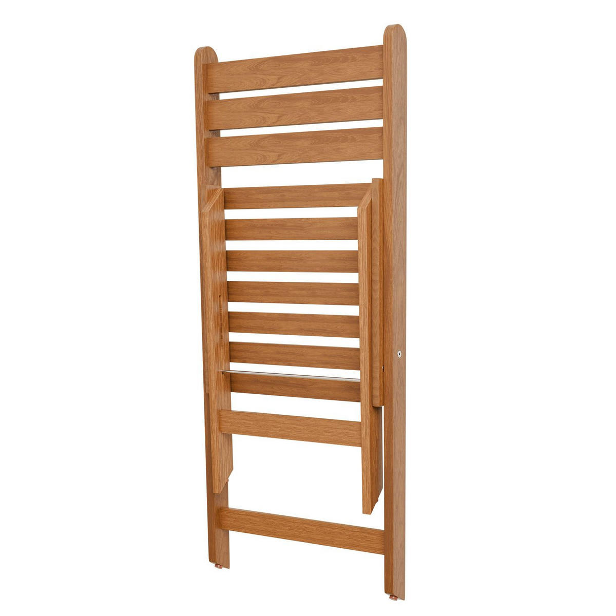 GARTENMÖBELSET Rimini 5-tlg 120x57,5 cm natur - Naturfarben, Holz - Juskys