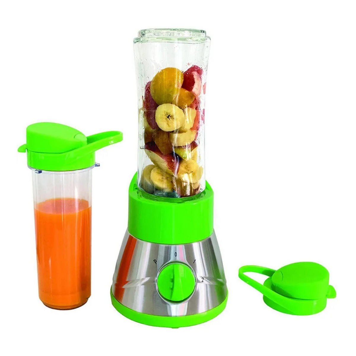 SMOOTHIE MAKER BL 7591 Grün 400W ToGo Mixer - Grün, Kunststoff (25/25/25cm) - Mia