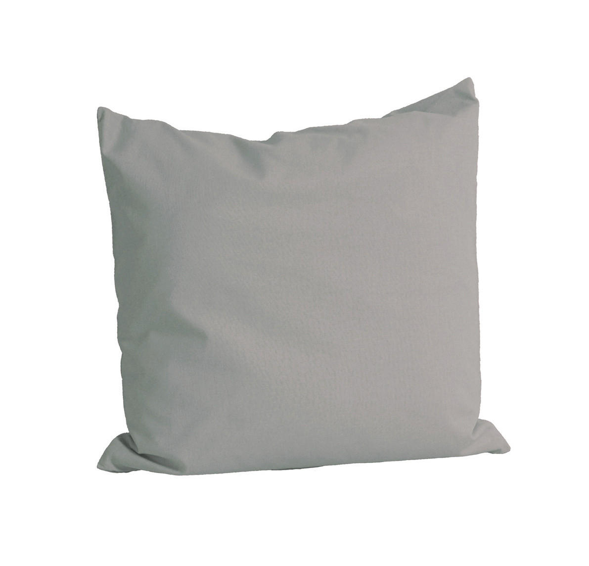 KISSENBEZUG Basic 100% Baumwolle grau 40/40 cm - Grau, Textil (40/40cm) - beties Heimtextil