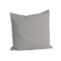 KISSENBEZUG Basic 100% Baumwolle grau 40/40 cm - Grau, Textil (40/40cm) - beties Heimtextil