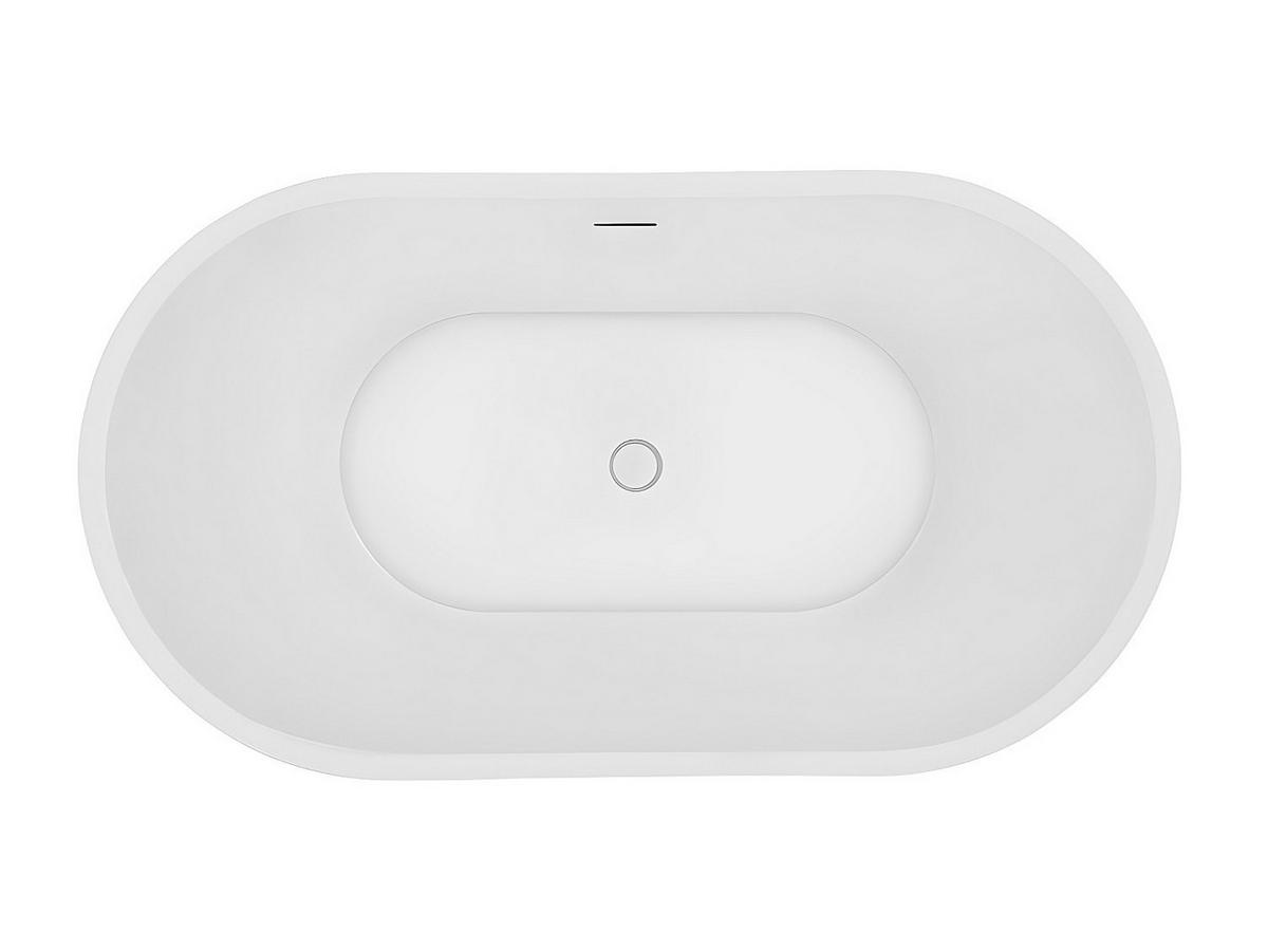 BADEWANNE - 130 cm x 71 cm - acryl - weiß Apogon - Weiß, Kunststoff (130/58/71cm) - Vente-Unique