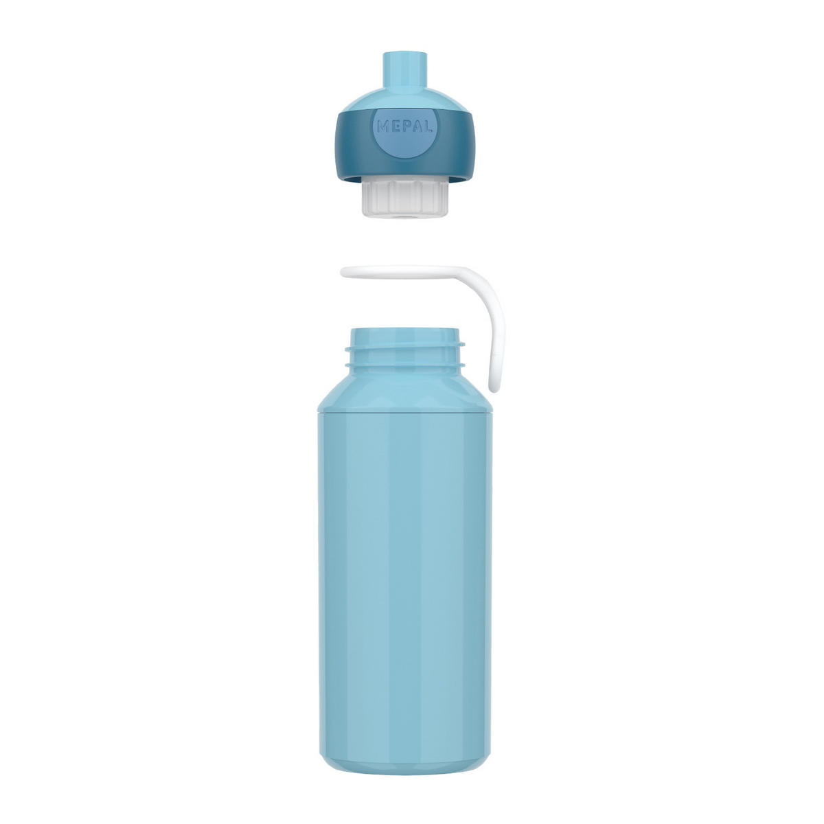 POP-UP TRINKFLASCHE Campus (2025) Cool Blue 400 ml - Blau/Hellblau, Kunststoff (0.4L) - Mepal
