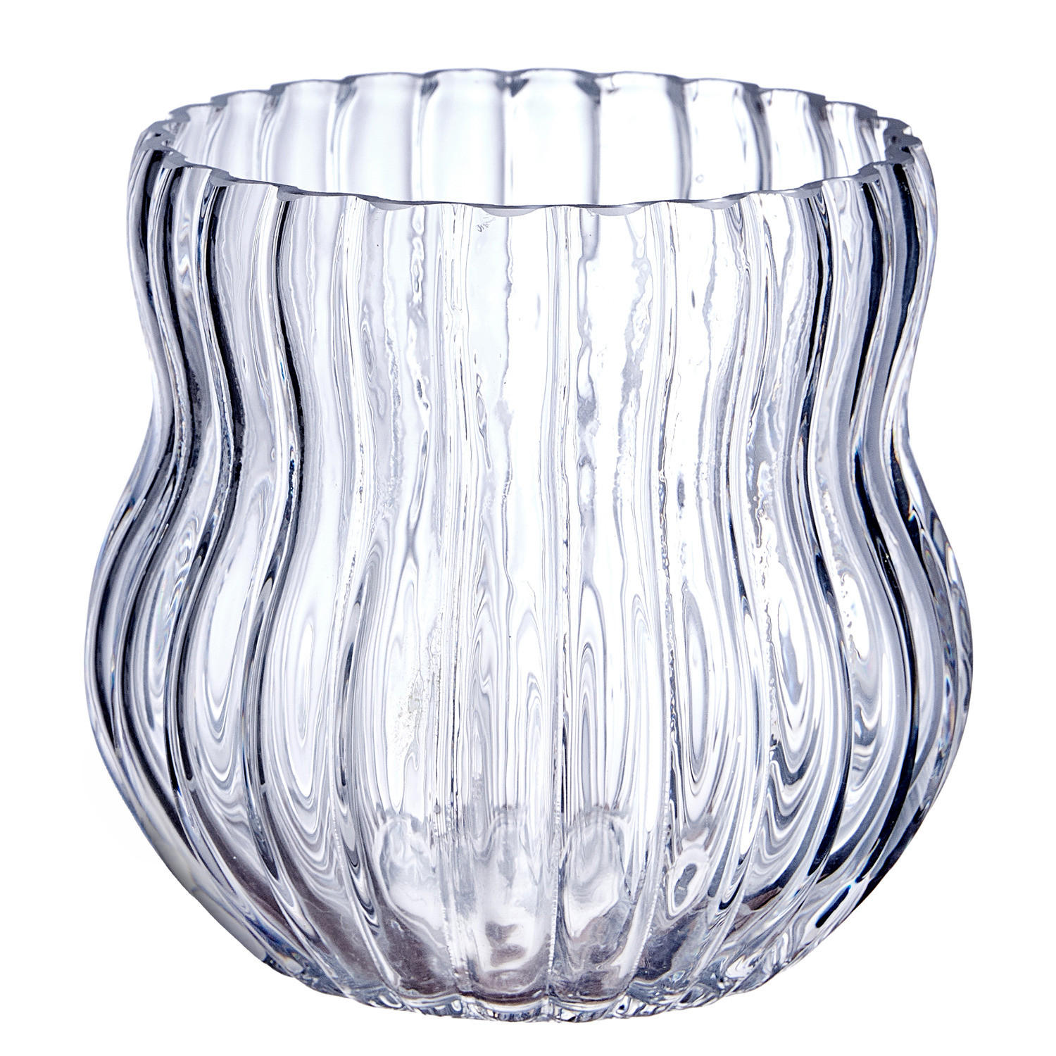 Butlers Windlicht Transparent 13x14x13 cm