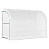 GEWÄCHSHAUS, 300L x 150B x 213H cm - Weiß, Kunststoff/Metall (150/213/300cm) - Outsunny