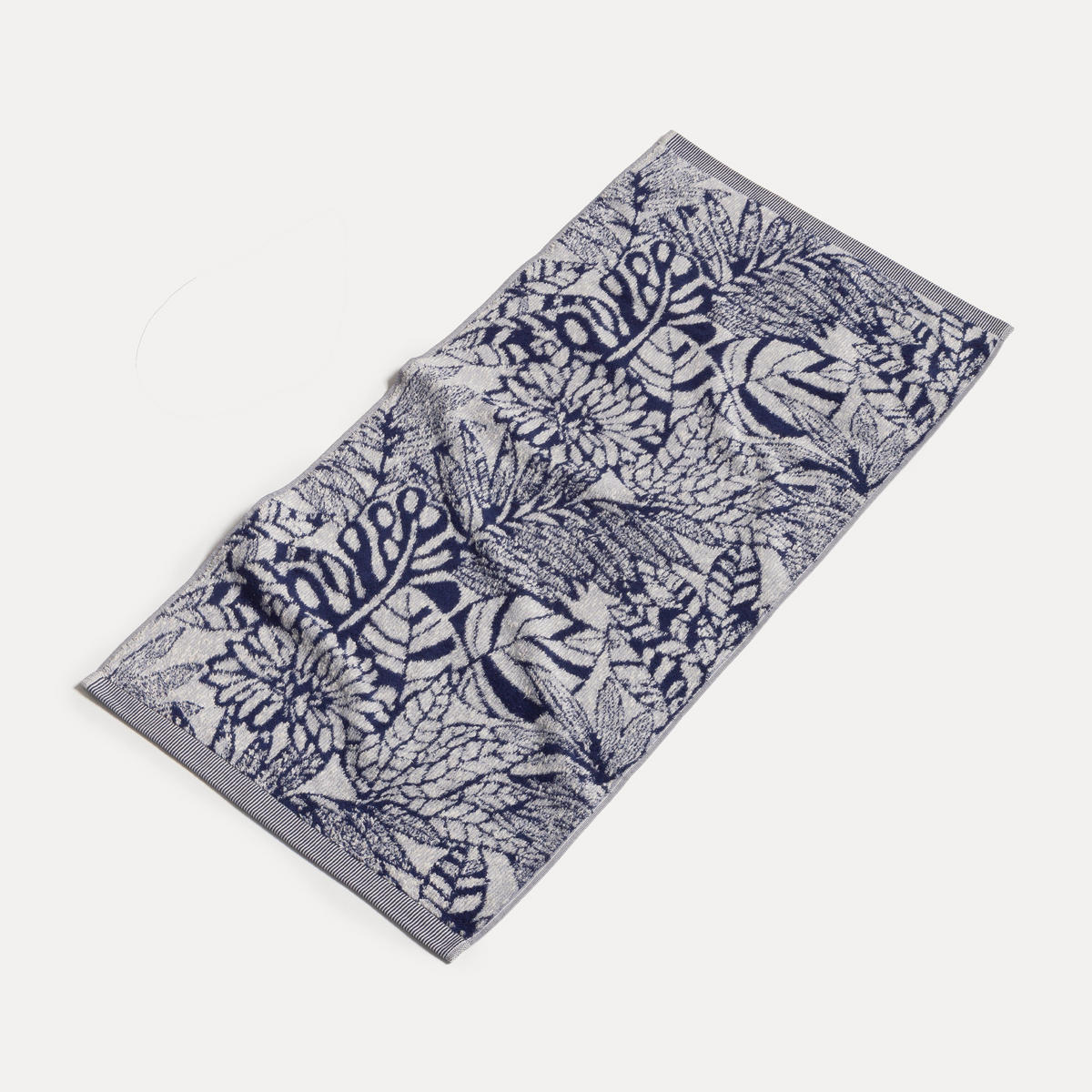 HANDTUCH BROOKLYN - Naturfarben/Dunkelblau, Textil (50/100cm) - MÖVE