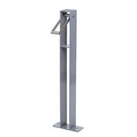 FAHRRADSTÄNDER 96x24x10cm Grau - Grau, Metall (24/96/10cm) - PROREGAL