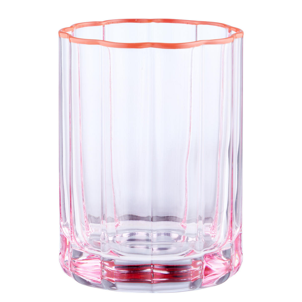 TRINKGLAS (6er-Set) Fiori - Pink, Glas (0.34L) - Butlers