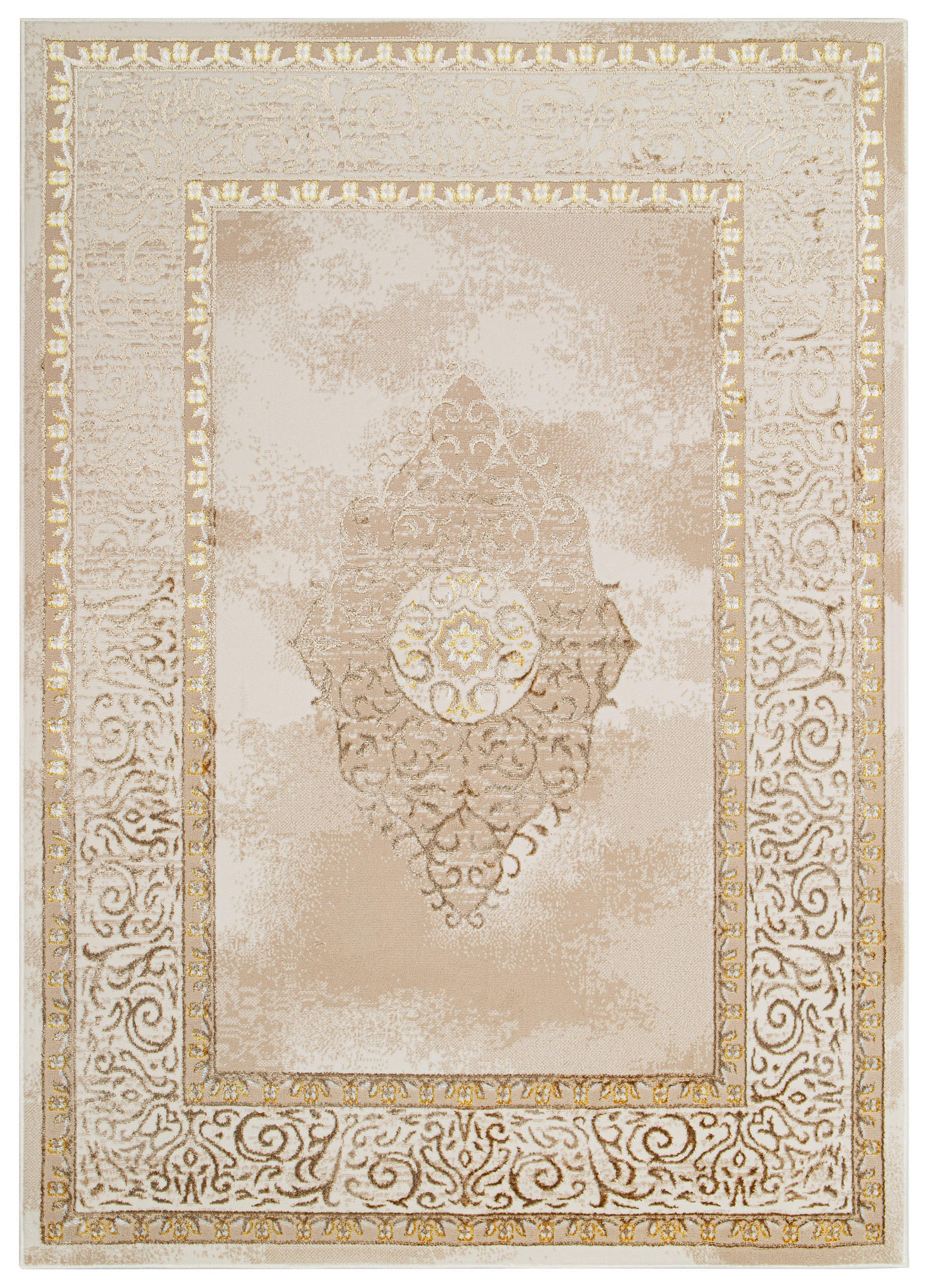 TEPPICH ARES Braun 180/250 cm - Braun, Kunststoff (180/250cm) - Tapiso