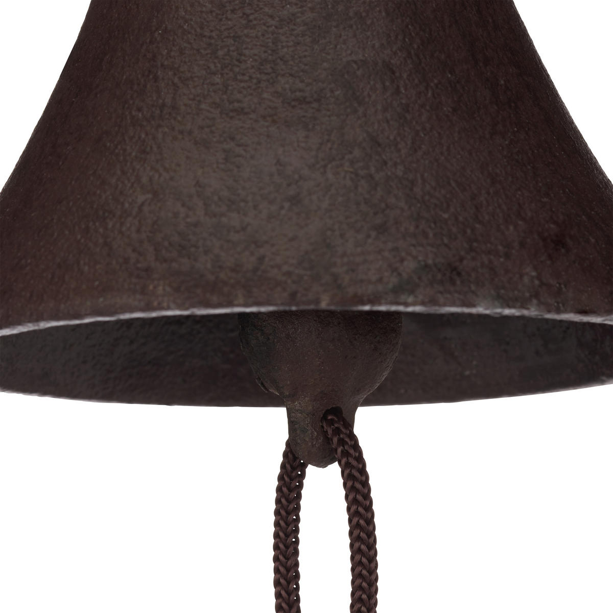 ZVONČEK na dvere - tmavohnedá, kov (10.5/23/17.5cm) - Relaxdays