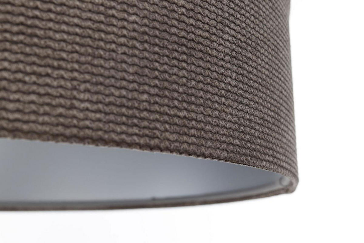HÄNGELEUCHTE Beige 60/30 cm - Beige/Braun, Kunststoff (60/1/30cm) - ONZENO