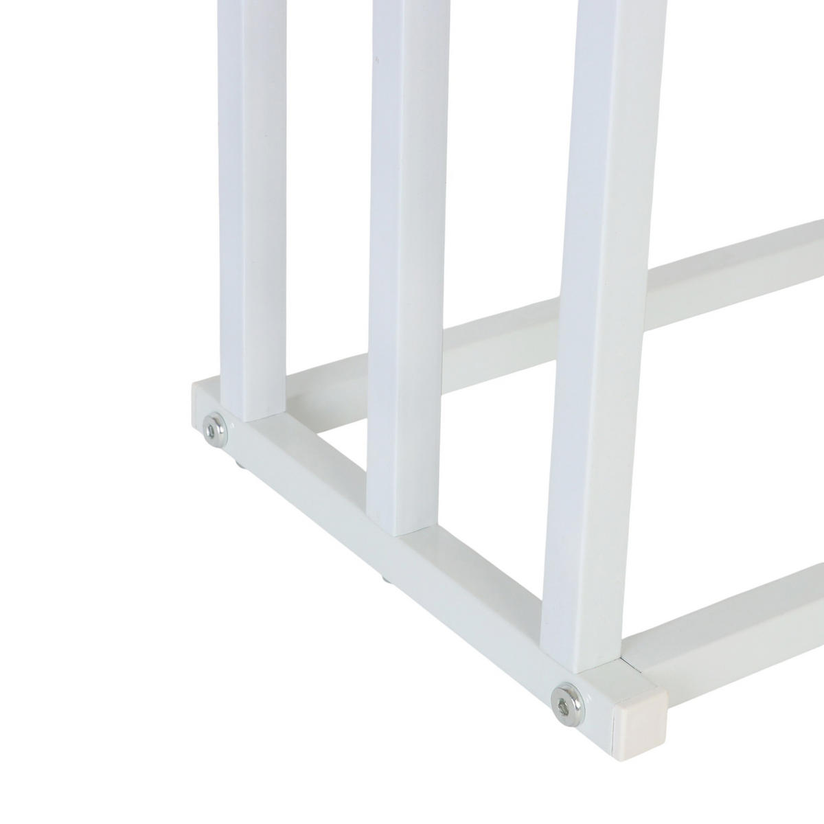 HANDTUCHSTÄNDER - Weiß, Metall (44/84/21.5cm) - Relaxdays