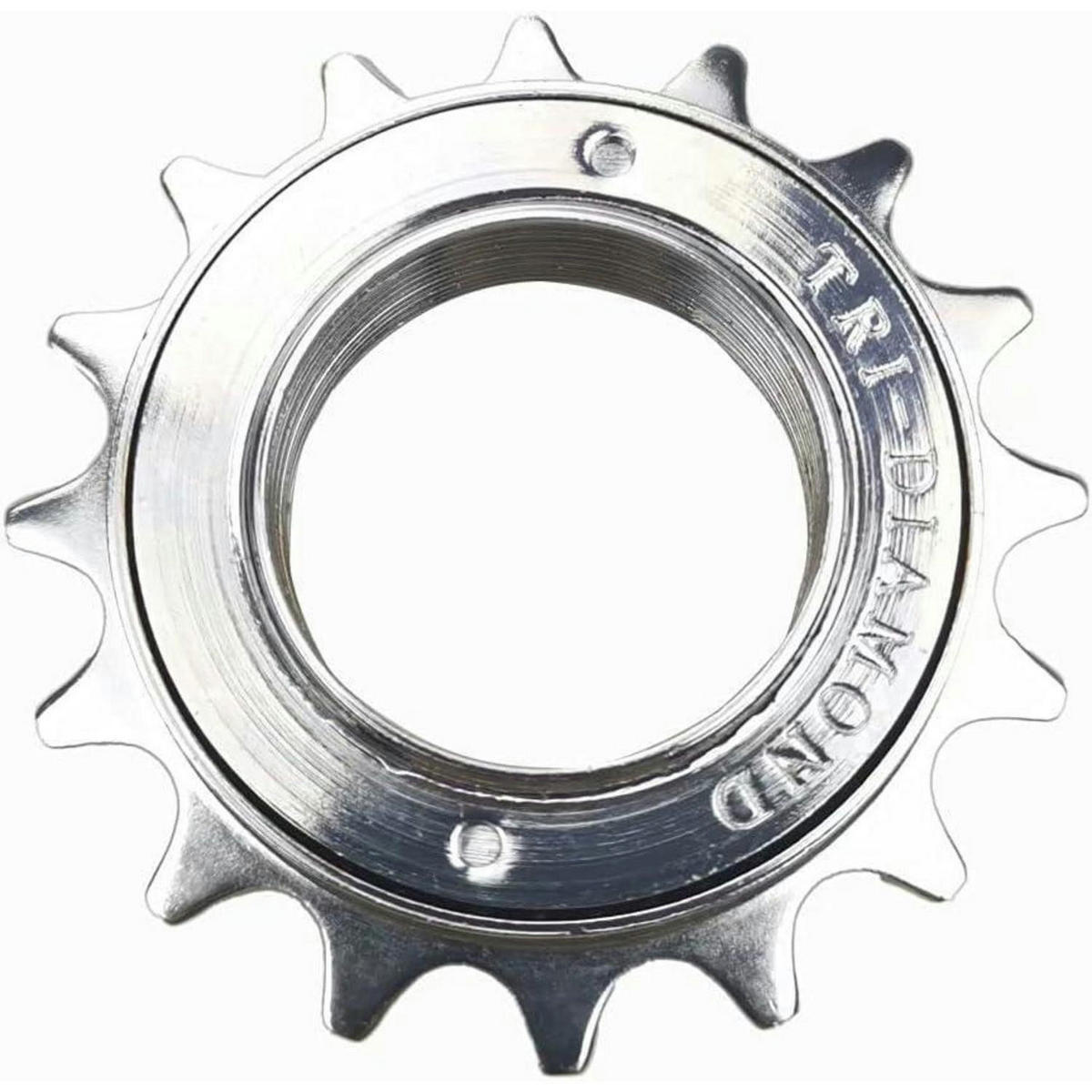 FAHRRADFREILAUF 16 Zähne 1/2 x 1/8 - Silberfarben, Metall (8/1.5/8cm)