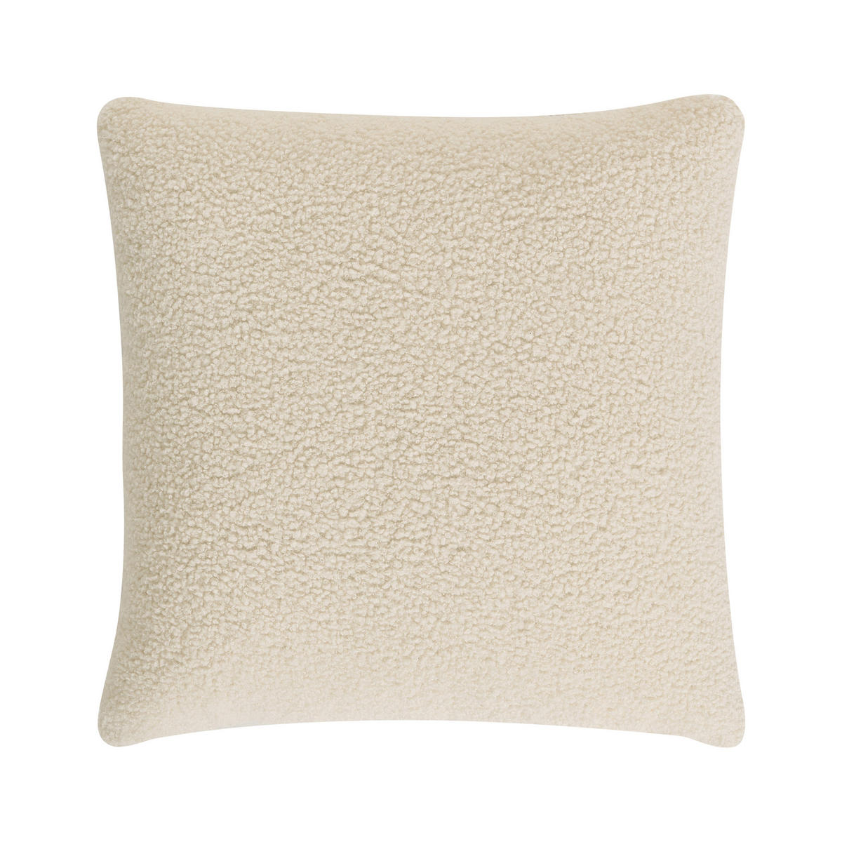 SESSEL Bouclé Cremeweiß Jubek - Weiß, Textil (120/81/104cm) - Beliani