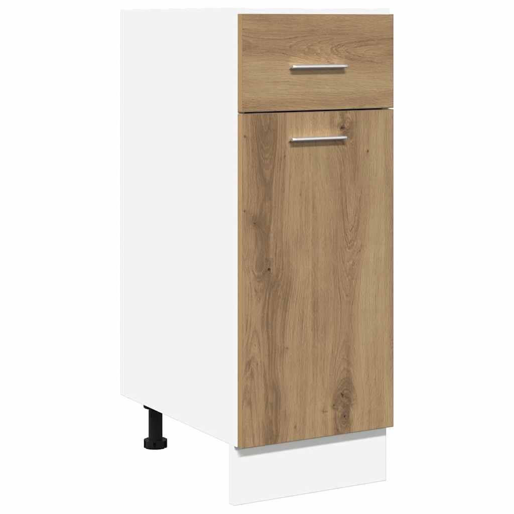 vidaXL Küchenunterschrank Eiche Artisan 30x81.5x46 cm