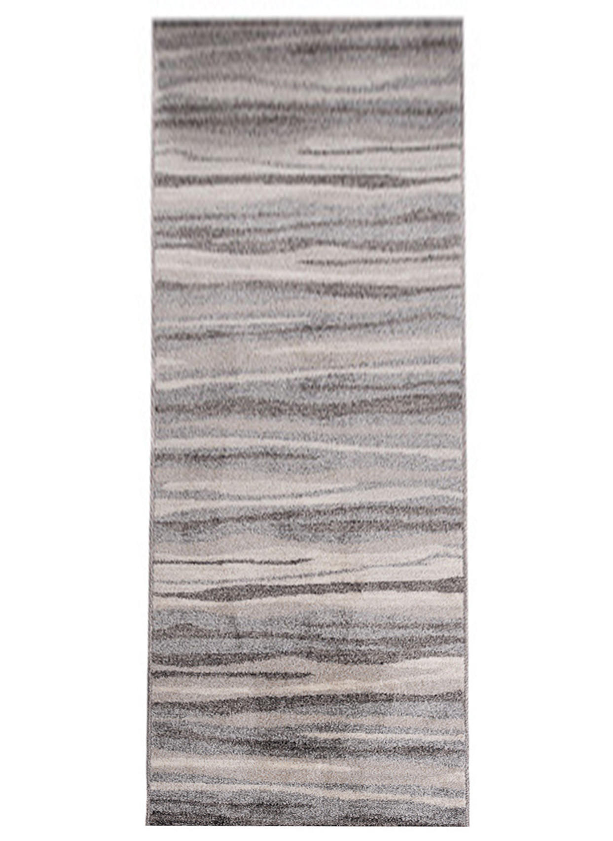 LÄUFER SARI Grau 90/400 cm - Grau, Textil (90/400cm) - Tapiso