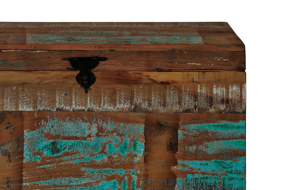 TRUHE aus Mangoholz - Chromfarben, Holz (80/40/40cm) - Giner y Colomer