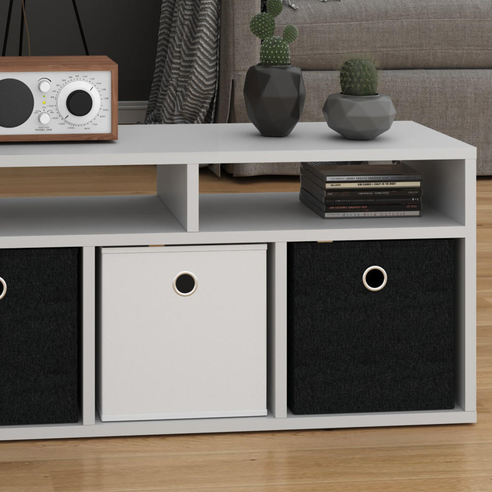 RAUMTEILER Hylda Weiß 84.4 x 39 cm - Weiß, Holzwerkstoff (84.4/39/26cm) - Vicco