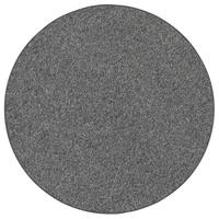LUXUS WOLL-OPTIK BERBER JUNA MELIERT RUND - Anthrazit, Textil (100/100cm) - Snapstyle