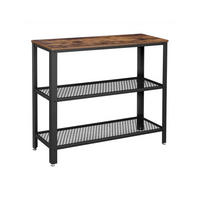 KONSOLENTISCH - Braun, Holzwerkstoff (101.5/35/80cm) - Hansiro