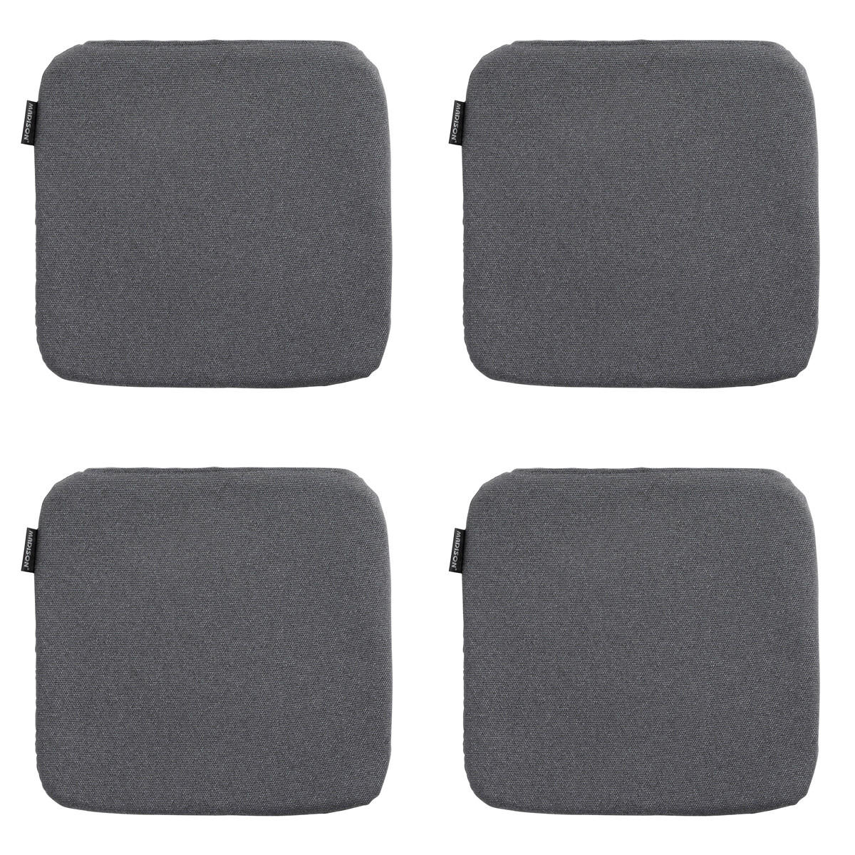 SITZKISSEN Manchester 40/40 cm 4er-Set - Grau, Textil (40/2/40cm) - Madison