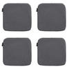 SITZKISSEN Manchester 40/40 cm 4er-Set - Grau, Textil (40/2/40cm) - Madison