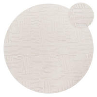 HOCHFLORTEPPICH 120/120 cm Tokio 476 - Creme, Kunststoff (120/120cm) - Paco Home