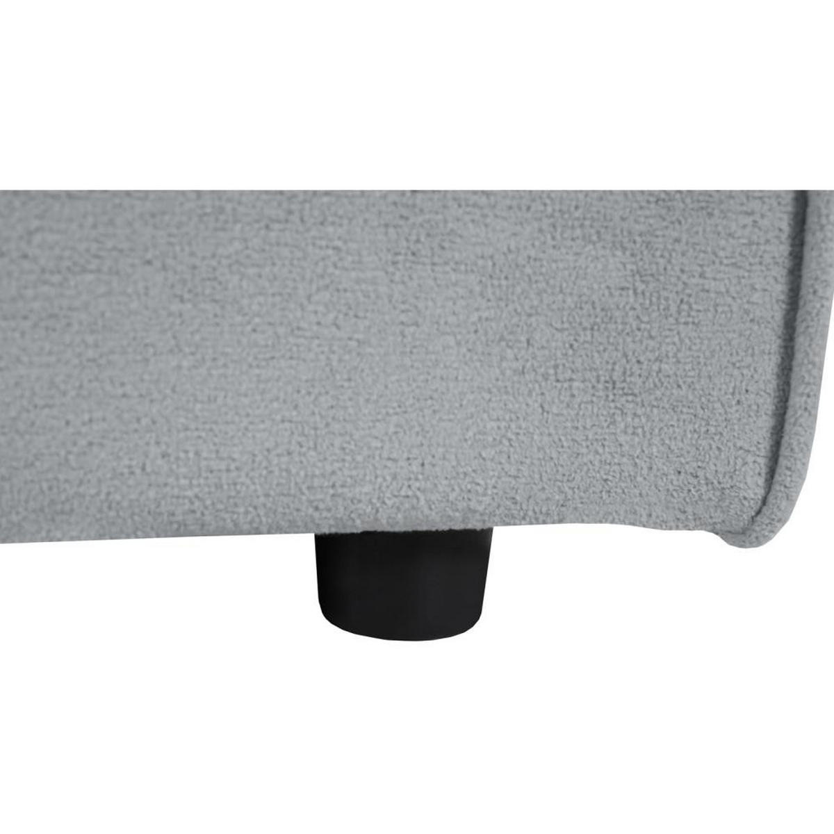 2-SITZER SOFA Pedro ohne Schlaffunktion dunkelgrau - Dunkelgrau/Schwarz, Textil (185/75/88cm) - Beautysofa