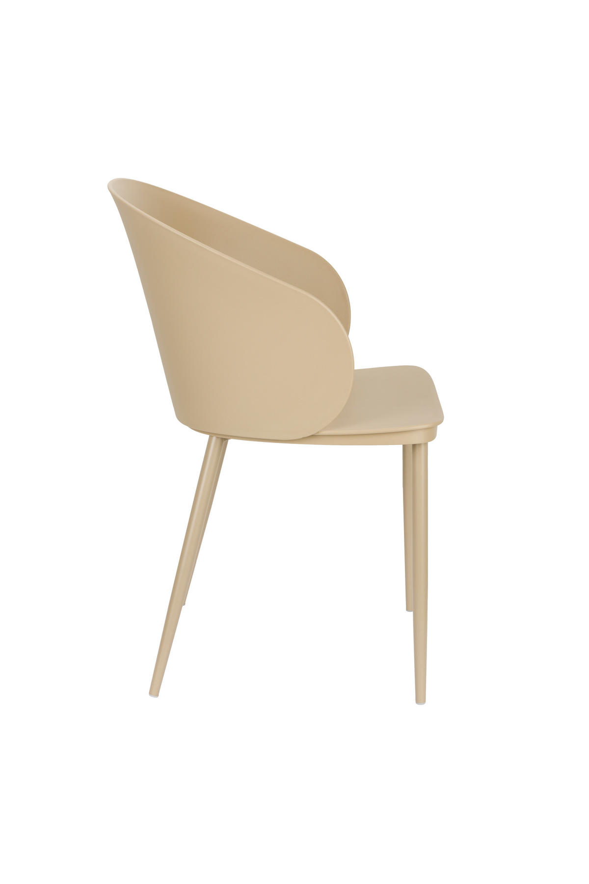 ESSZIMMERSTUHL Gigi - Weiß - 55.5/56.5/80.5 cm - 2er-Set - Weiß, Kunststoff (56.5/80.5/55.5cm)