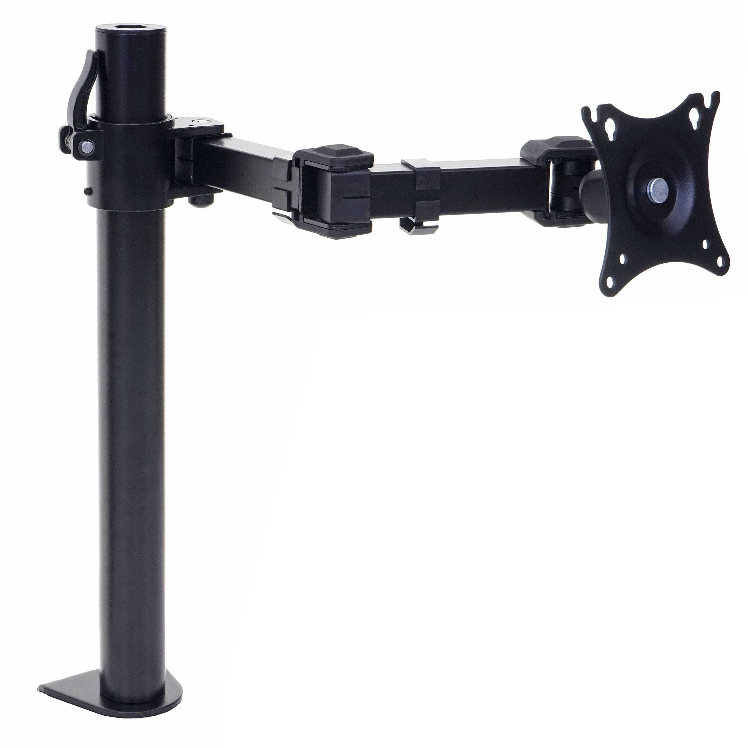 MONITORHALTER EINARMIG Schwarz - Schwarz, Metall (43/12/43cm) - MCW