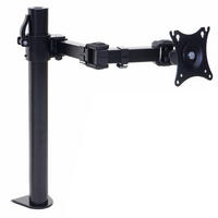 MONITORHALTER EINARMIG Schwarz - Schwarz, Metall (43/12/43cm) - MCW
