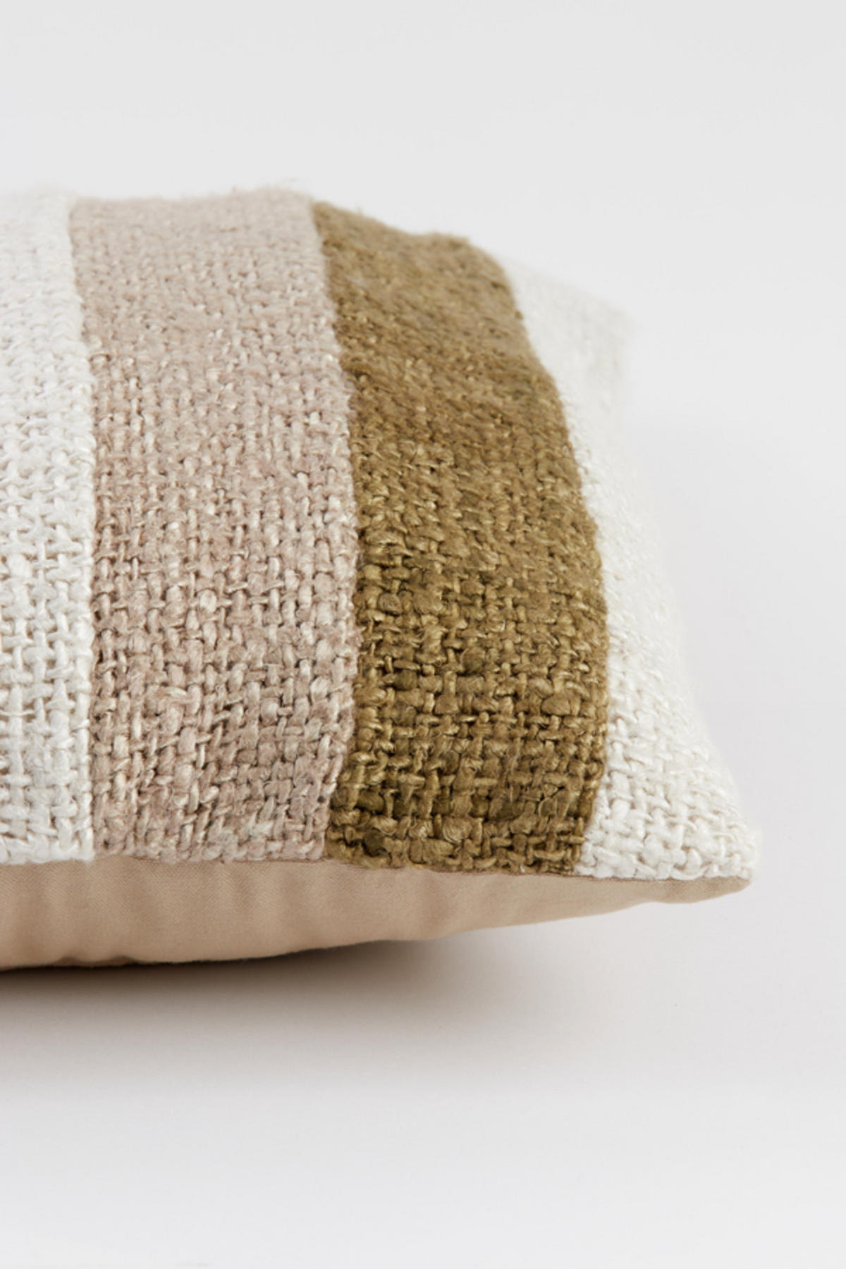 DEKOKISSEN Surrey Weiß 45/45/10 cm - Weiß, Textil (45/45cm) - Light & Living