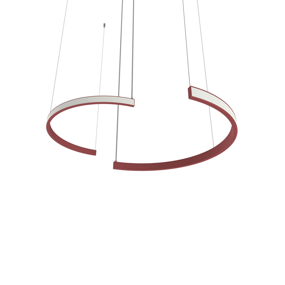 LED-HÄNGELEUCHTE - Rot, Metall (3.1/62/120cm) - Lumicom