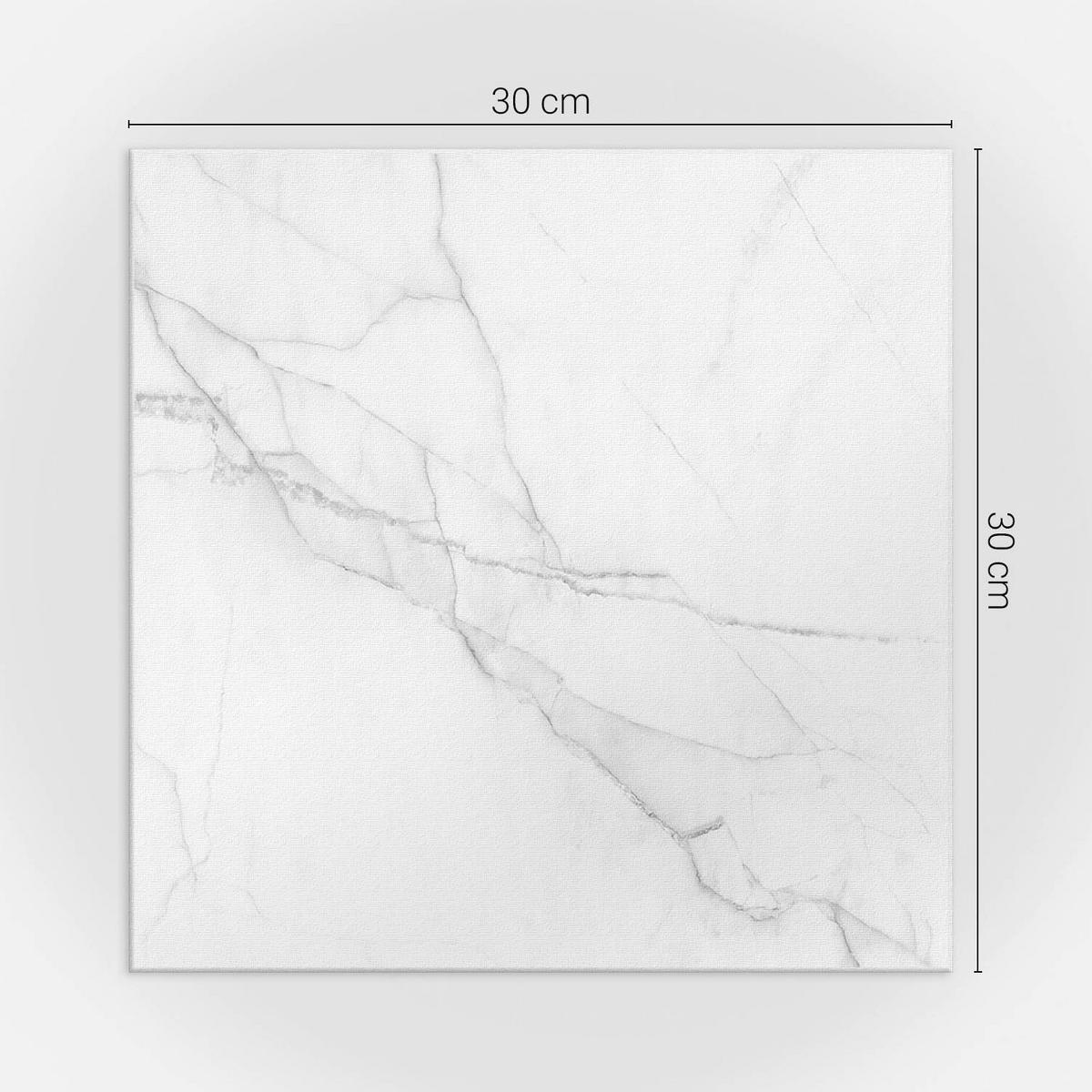 WANDPANEEL 9 Stück 30x30 cm selbstklebend Aurina - Creme, Kunststoff (30/1.6/30cm) - Wallfluent