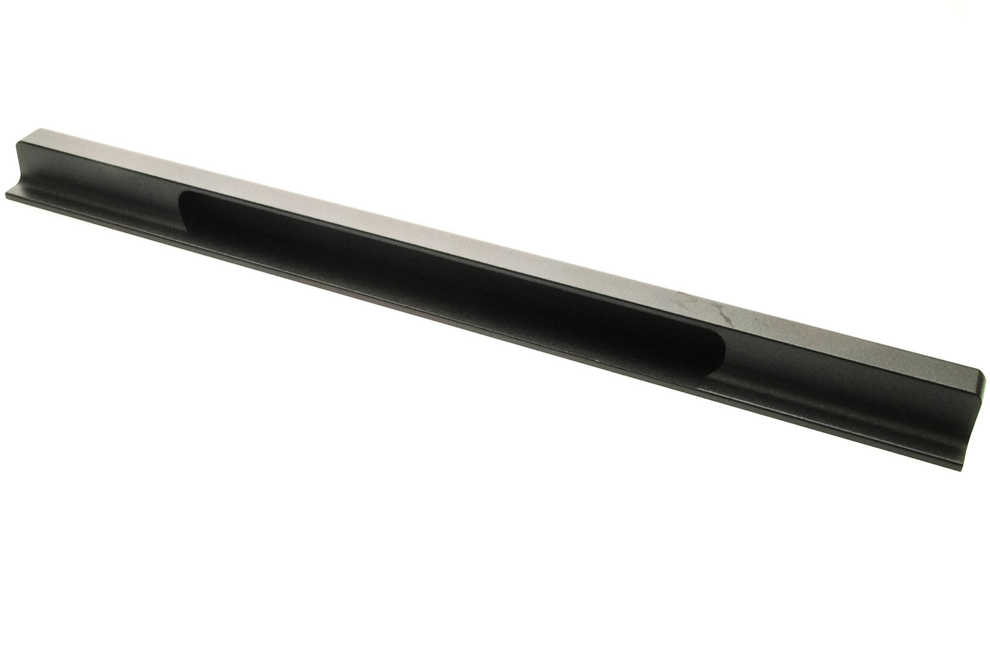 GRIFFLEISTE BA 320mm Küchengriff Aluminium schwarz Möbelgriff pulverbeschichtet - Schwarz, Metall (2/2.5/33.5cm) - Livingpoint24