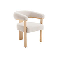 STUHL - 64 cmcm x 60 cmcm - Samt, Stoff - Beige, Naturfarben Hell - LIVELIA - Beige/Naturfarben, Textil (64/78/60cm) - Vente-Unique