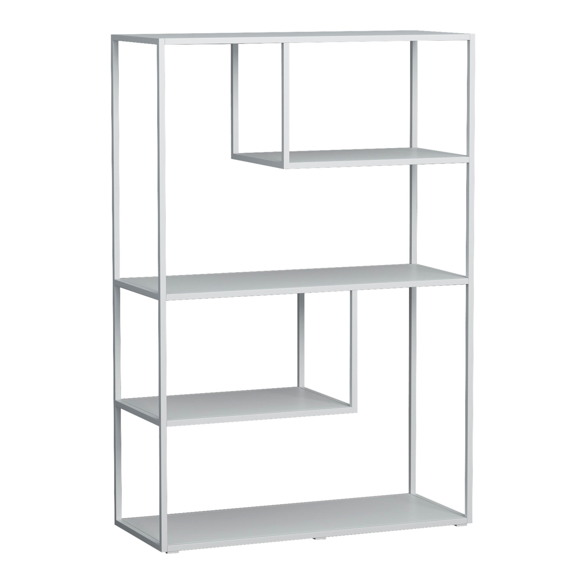 STANDREGAL Sievi - Weiß, Metall (85/126/35cm) - [en.casa]
