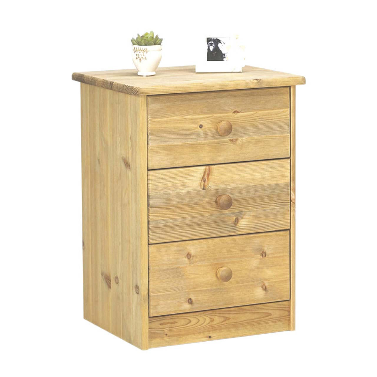 KOMMODE gebeizt - Kieferfarben, Holz (42/57/35cm) - ebuy24