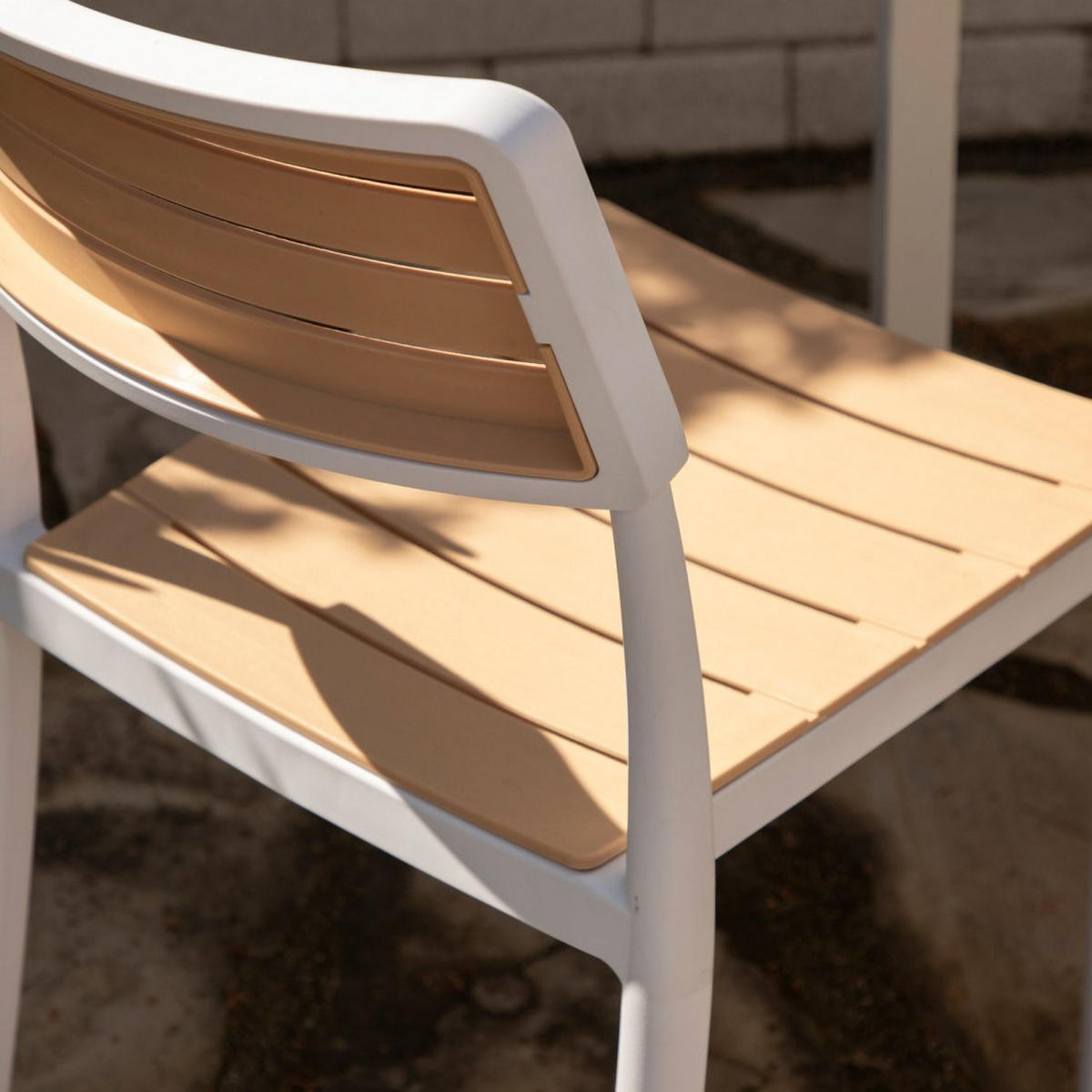 STUHL FÜR DRAUSSEN Hilda Zweifarbig 41 cm x 81 cm - Multicolor, Kunststoff (41/81/54cm) - Klast Home