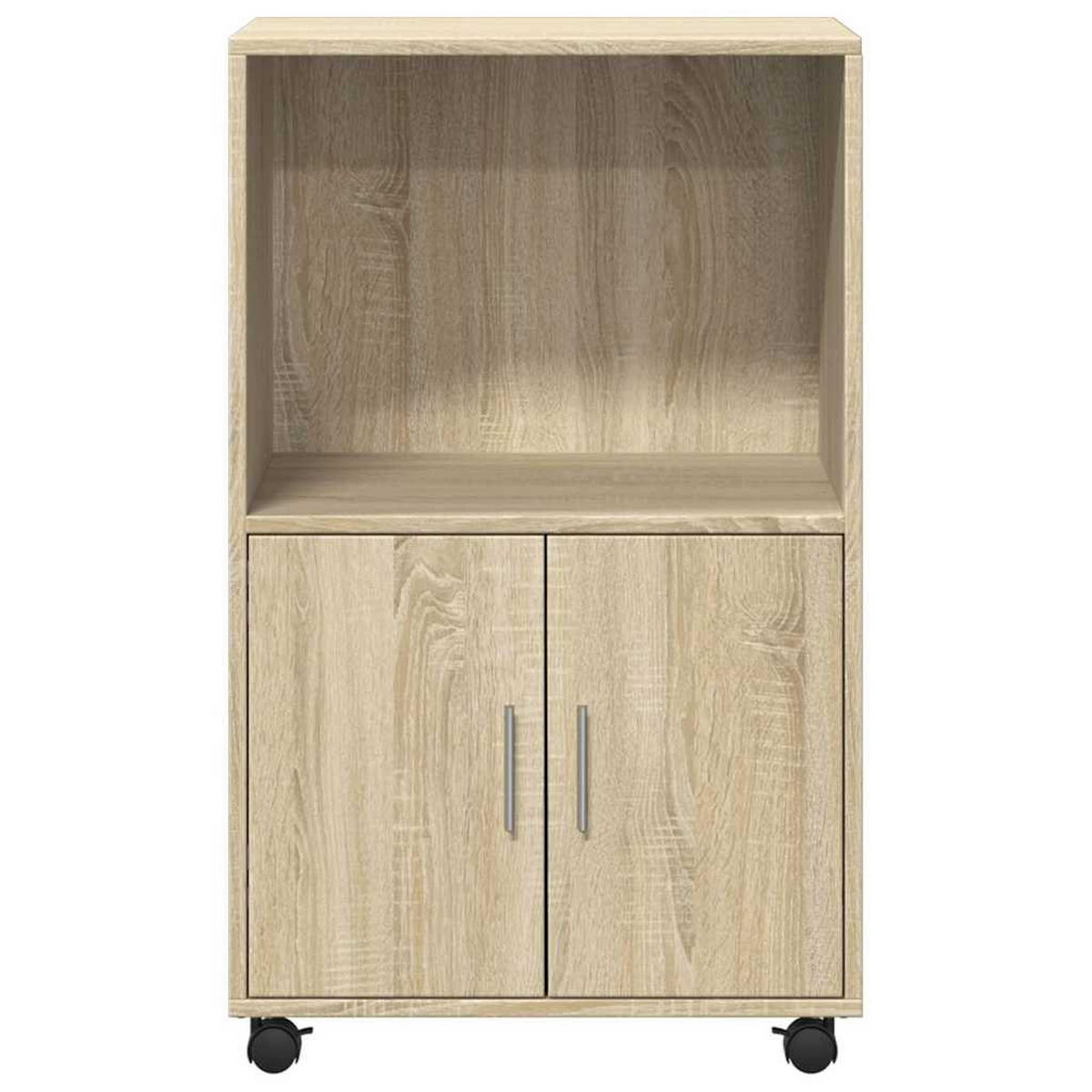 ROLLSCHRANK Sonoma-Eiche 55/40/91 Cm Holzwerkstoff - Braun, Holzwerkstoff (40/91/55cm) - vidaXL