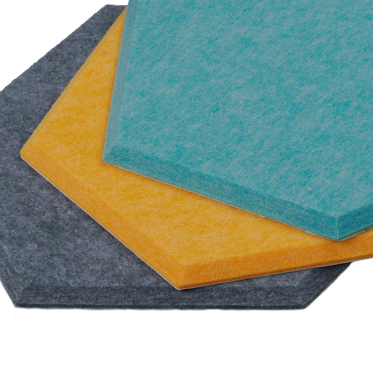 12xFILZPINNWAND - Multicolor, Textil (30/0.9/26cm) - Relaxdays