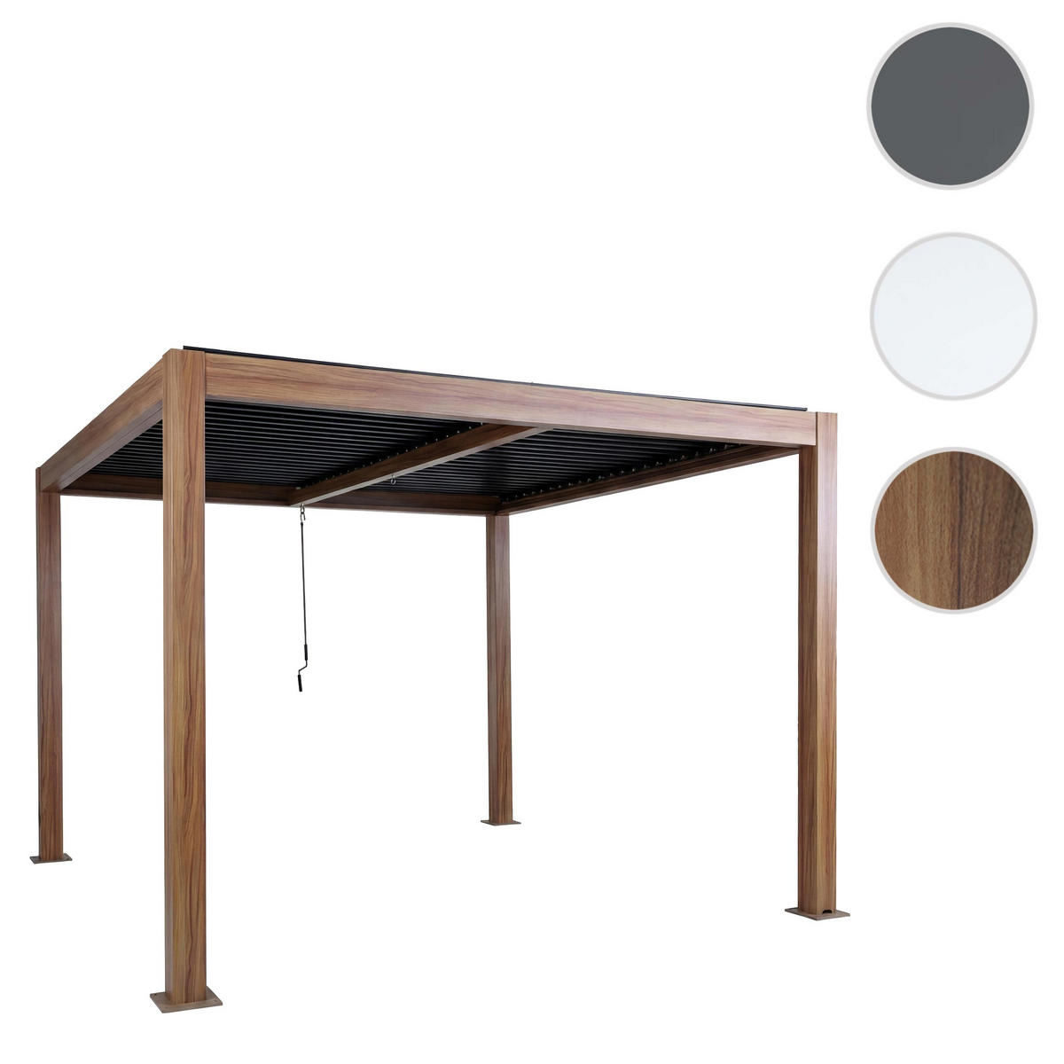 PERGOLA Braun - Braun, Metall (300/220/300cm) - MCW