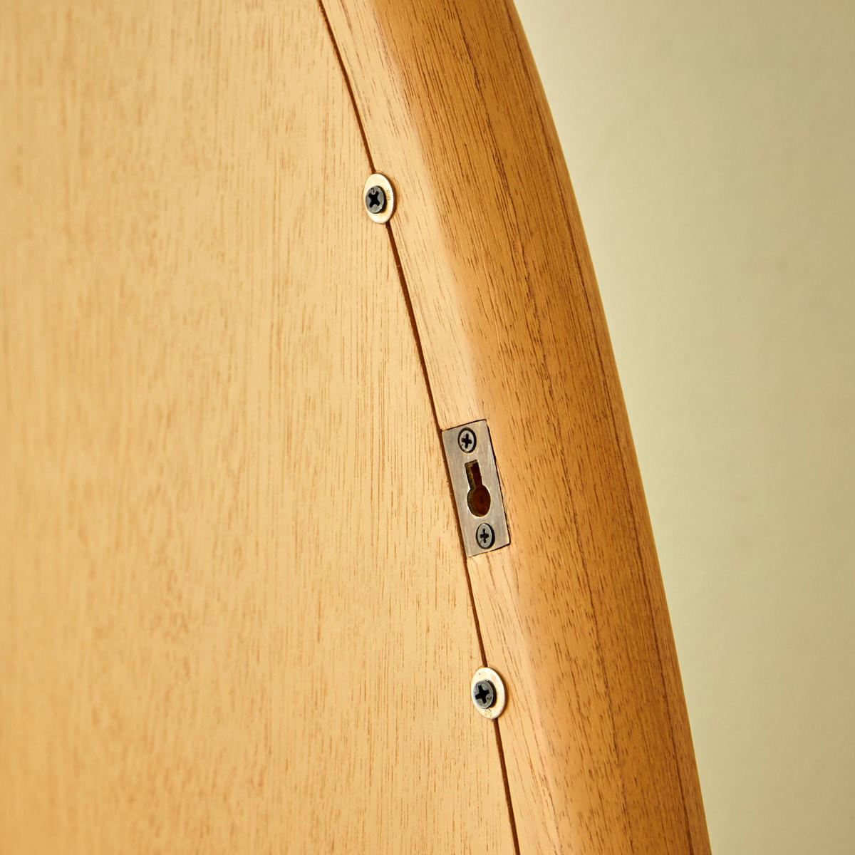 SPIEGEL Lana Natur aus Mindiholz - Naturfarben, Holz (55/68/15cm) - Tikamoon